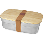Tite stainless steel lunch box with bamboo lid 1