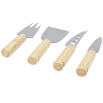 Cheds 4-piece bamboo cheese set 1