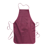 30% cotton/70% polyester (180 g/m2) long cooking apron with front pocket, 60 x 92 cm 1