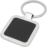 Piero laserable PU leather squared keychain 1