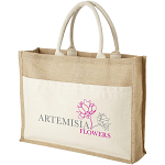 Mumbay cotton pocket jute tote bag 18L 2