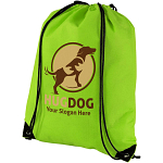 Evergreen non-woven drawstring bag 5L 2