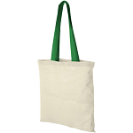 Nevada 100 g/m² cotton tote bag coloured handles 7L 1