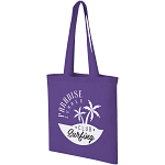 Madras 140 g/m² cotton tote bag 7L 2