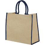 Harry coloured edge jute tote bag 25L 1