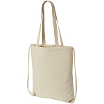 Eliza 240 g/mp cotton drawstring backpack 1