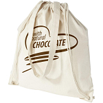 Eliza 240 g/m² cotton drawstring bag 6L 3
