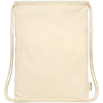 Orissa 100 g/m² organic cotton drawstring bag 5L 2