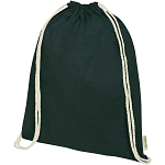Orissa 100 g/m² GOTS organic cotton drawstring bag 5L 1