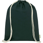 Orissa 100 g/m² GOTS organic cotton drawstring bag 5L 2