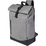 Hoss 15.6 GRS recycled roll-up laptop backpack 12L 1