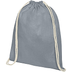 Oregon 140 g/m² cotton drawstring bag 5L 1