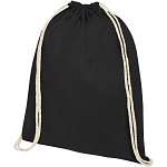 Oregon 140 g/m² cotton drawstring bag 5L 1