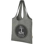 Pheebs 150 g/m² recycled cotton trendy tote bag 7L 2