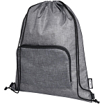 Ash recycled foldable drawstring bag 7L 1