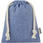 Pheebs 150 g/m² GRS recycled cotton gift bag small 0.5L 3