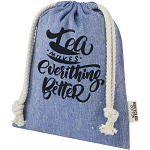 Pheebs 150 g/m² GRS recycled cotton gift bag small 0.5L 2