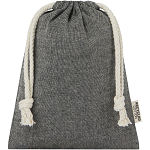 Pheebs 150 g/m² GRS recycled cotton gift bag small 0.5L 3