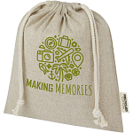 Pheebs 150 g/m² GRS recycled cotton gift bag medium 1.5L 2
