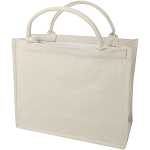 Page 500 g/m² Aware™ recycled book tote bag 1