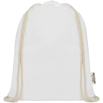 Oregon 140 g/m² GRS recycled cotton drawstring bag 2
