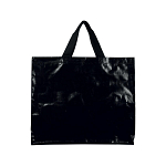 Laminated 120 g/m2 pp shopping bag with gusset and long ribbon handles 2