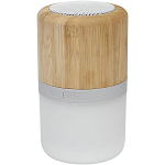 Aurea bamboo Bluetooth® speaker with light  1
