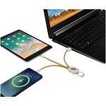 Bates wheat straw and cork 3-in-1 charging cable 3