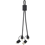 Connect 6-in-1 RCS recycled aluminium 45W quick charge & data transfer cable 3