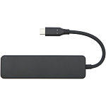 Loop RCS recycled plastic multimedia adapter USB 2.0-3.0 with HDMI port 3