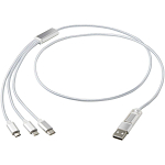 Versatile 5-1 recycled aluminium charging cable 1
