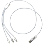 Versatile 5-1 recycled aluminium charging cable 3