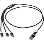 Versatile 5-1 recycled aluminium charging cable 2