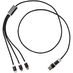 Versatile 5-1 recycled aluminium charging cable 3