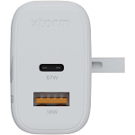 Xtorm XEC067G GaN² Ultra 67W wall charger - UK plug 3