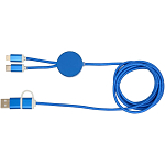 Alasia 5-in-1 recycled aluminium and plastic 150 cm data sync and 27W fast charge cable 4