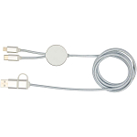 Alasia 5-in-1 recycled aluminium and plastic 150 cm data sync and 27W fast charge cable 4