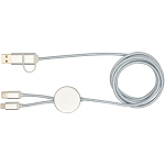 Alasia 5-in-1 recycled aluminium and plastic 150 cm data sync and 27W fast charge cable 3