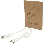 Citala 5-in-1 recycled plastic 30 cm data sync and 27W fast charge cable 1
