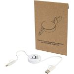 Citala 5-in-1 recycled plastic 90 cm retractable data sync and 40W fast charge cable 2