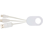 Troop 4-in-1 recycled plastic charging cable 3