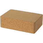 Trikona cork yoga brick 1