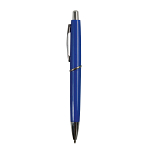 Abs plastic snap pen with coloured barrel and metal clip, jumbo refill 2