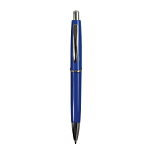 Abs plastic snap pen with coloured barrel and metal clip, jumbo refill 1