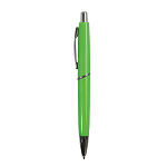 Abs plastic snap pen with coloured barrel and metal clip, jumbo refill 2