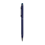 Twist pen with metal clip and barrel, and matching touchscreen rubber tip 2