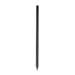 Black wooden pencil with graphite lead, black wood, cylindrical cross-section 1