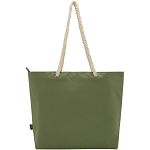 Panama GRS recycled beach cooler tote bag with cord handles 23L 4