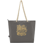 Panama GRS recycled beach cooler tote bag with cord handles 23L 2