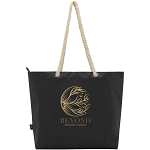 Panama GRS recycled beach cooler tote bag with cord handles 23L 2